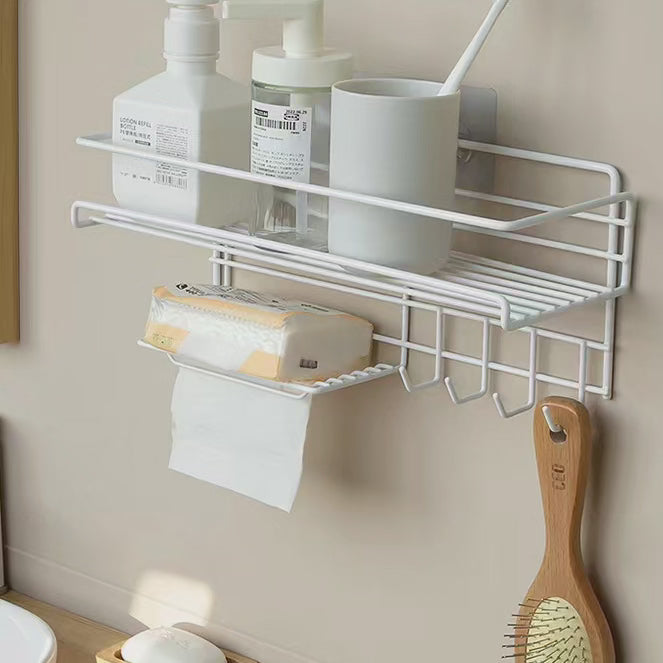Étagère de salle de bain multifonctionnelle