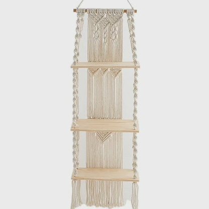 Étagères flottantes murales bohémiques à 3 niveaux