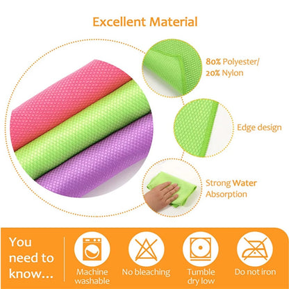 Chiffon de nettoyage en verre 5 pcs pour miroirs et fenêtres
