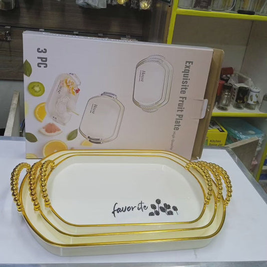 3pcs Plateaux