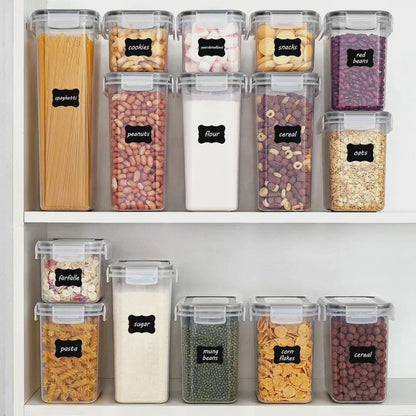 24pcs Contenants en plastique hermétiques sans BPA