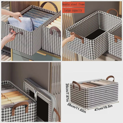 Organisateur de placard pliable à carreaux