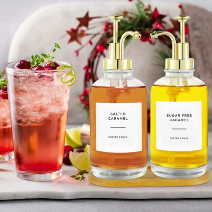 Distributeur de miel de sirop 2Pc