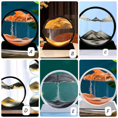 Décor de paysage de sable mobile