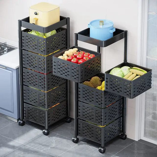 Panier multi-couche carré à 5 niveaux de résistance élevée