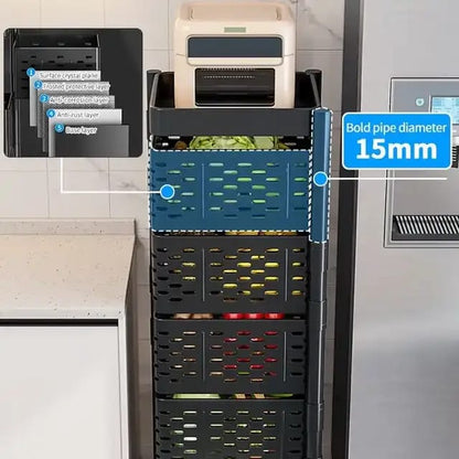 Panier multi-couche carré à 5 niveaux de résistance élevée