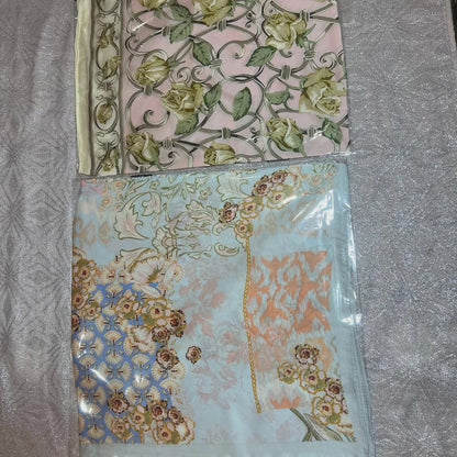 Étole carrée en soie