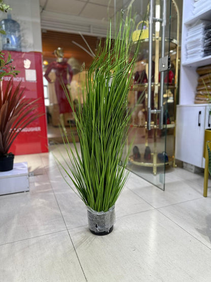 Décor en herbe verte artificielle au toucher réel