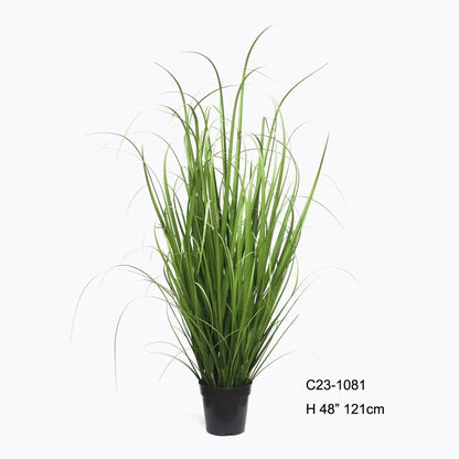 Décor en herbe verte artificielle au toucher réel