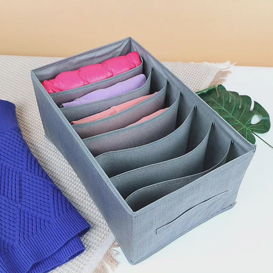 8 emplacements Organisateur de garde-robe en jeans 3 pièces