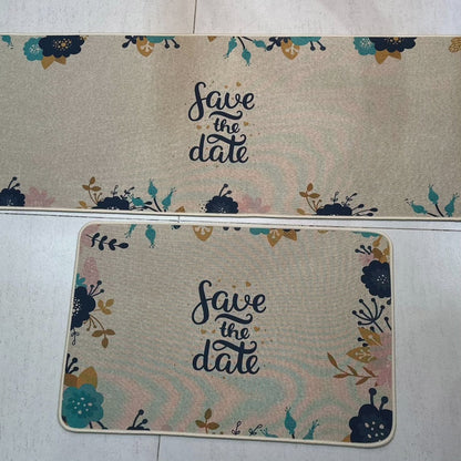 Tapis de cuisine absorbant 2 pièces
