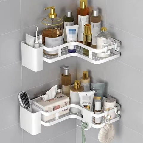 2Pc Porte-savon de douche