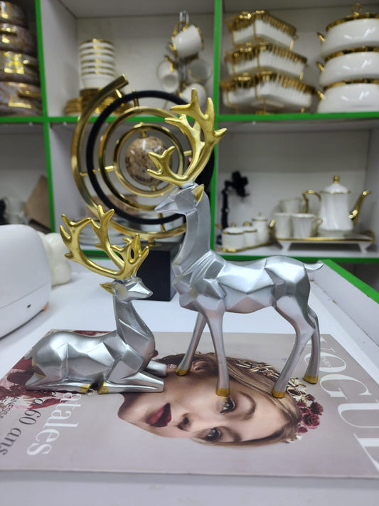 Deux décor de cerfs