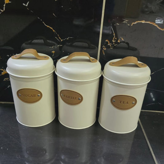 Ensemble de 3 pièces de canisters en alliage