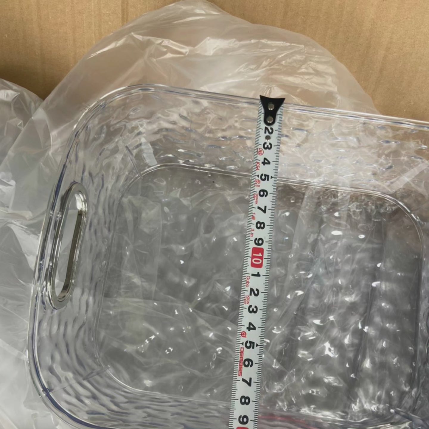 Boîte de rangement en acrylique transparent Organisateur de maquillage pour salle de bain