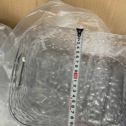 Boîte de rangement en acrylique transparent Organisateur de maquillage pour salle de bain
