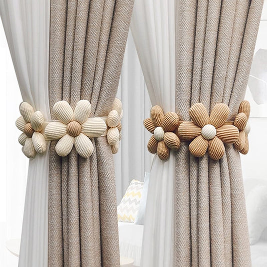 1pc Attache rideau en fleur