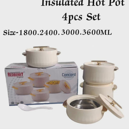 4Pc Pots chauds isolés Concord