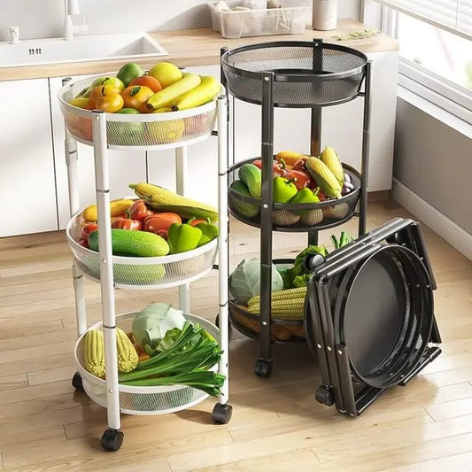 Étagère pliante à légumes et fruits