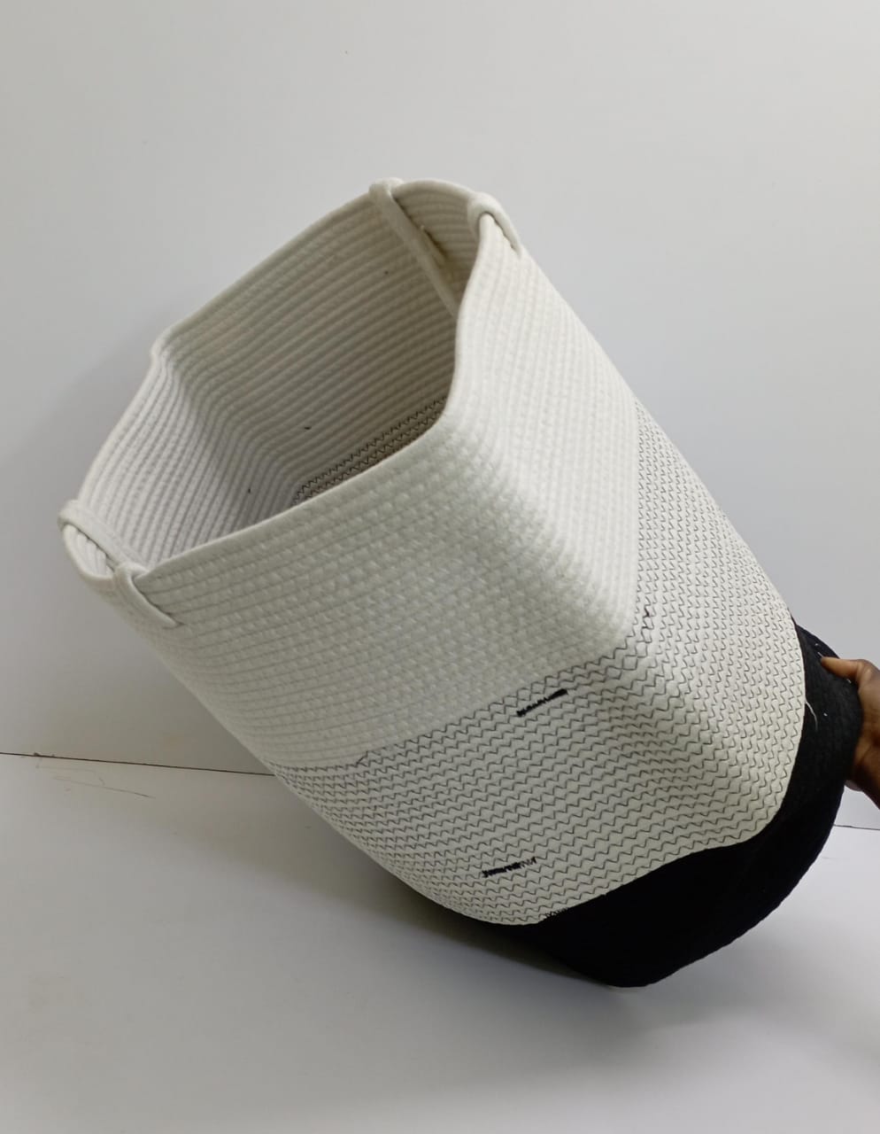 Panier à linge en coton