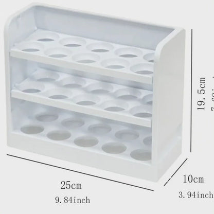 Boîte de stockage d'œufs à 30 compartiments