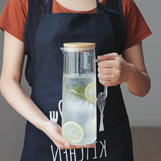 Bouteille en verre résistant à la chaleur