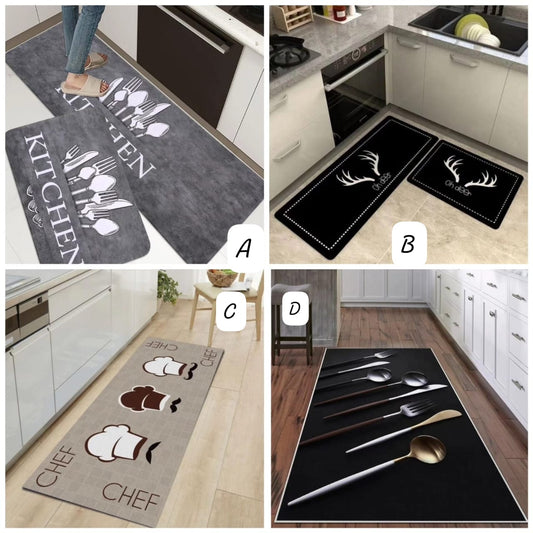 Ensemble de tapis de cuisine 2Pc