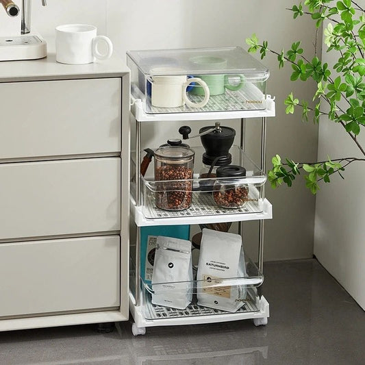étagère/organisateur de rangement debout à 3 niveaux