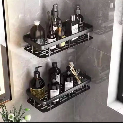 2Pc Organisateur de salle de bain étagères