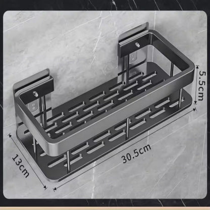 2Pc Organisateur de salle de bain étagères