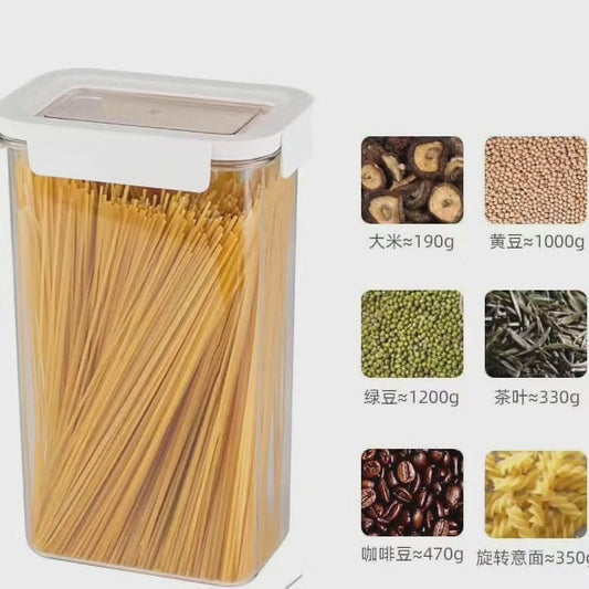 Conteneur à céréales en acrylique empilable hermétique de 2300ml