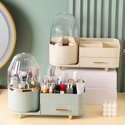 Organisateur de rangement cosmétique rotatif à 360°