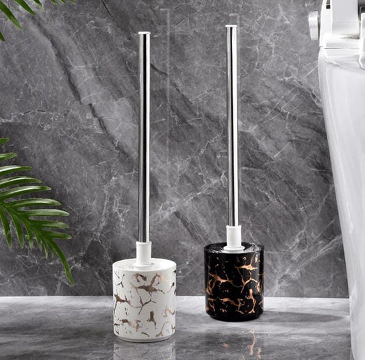 Brosse de toilette en marbre