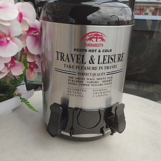 Urne à thé 9.5L disponible en options à robinet simple et à double robinet