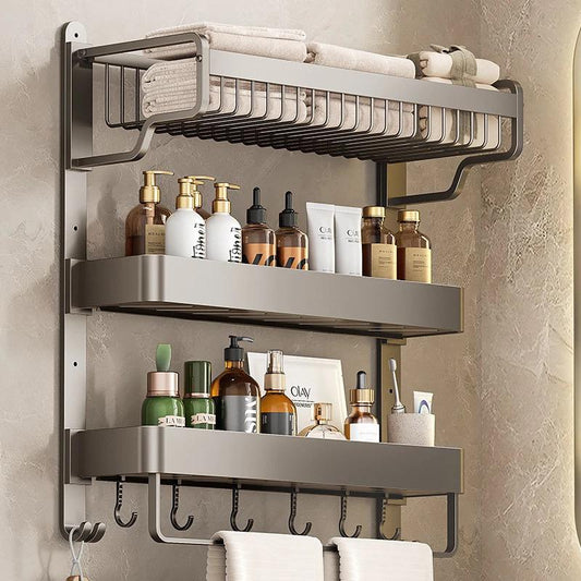 organisateur de serviettes multi-usages 3 niveaux