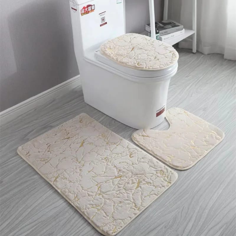 3pcs tapis de bain