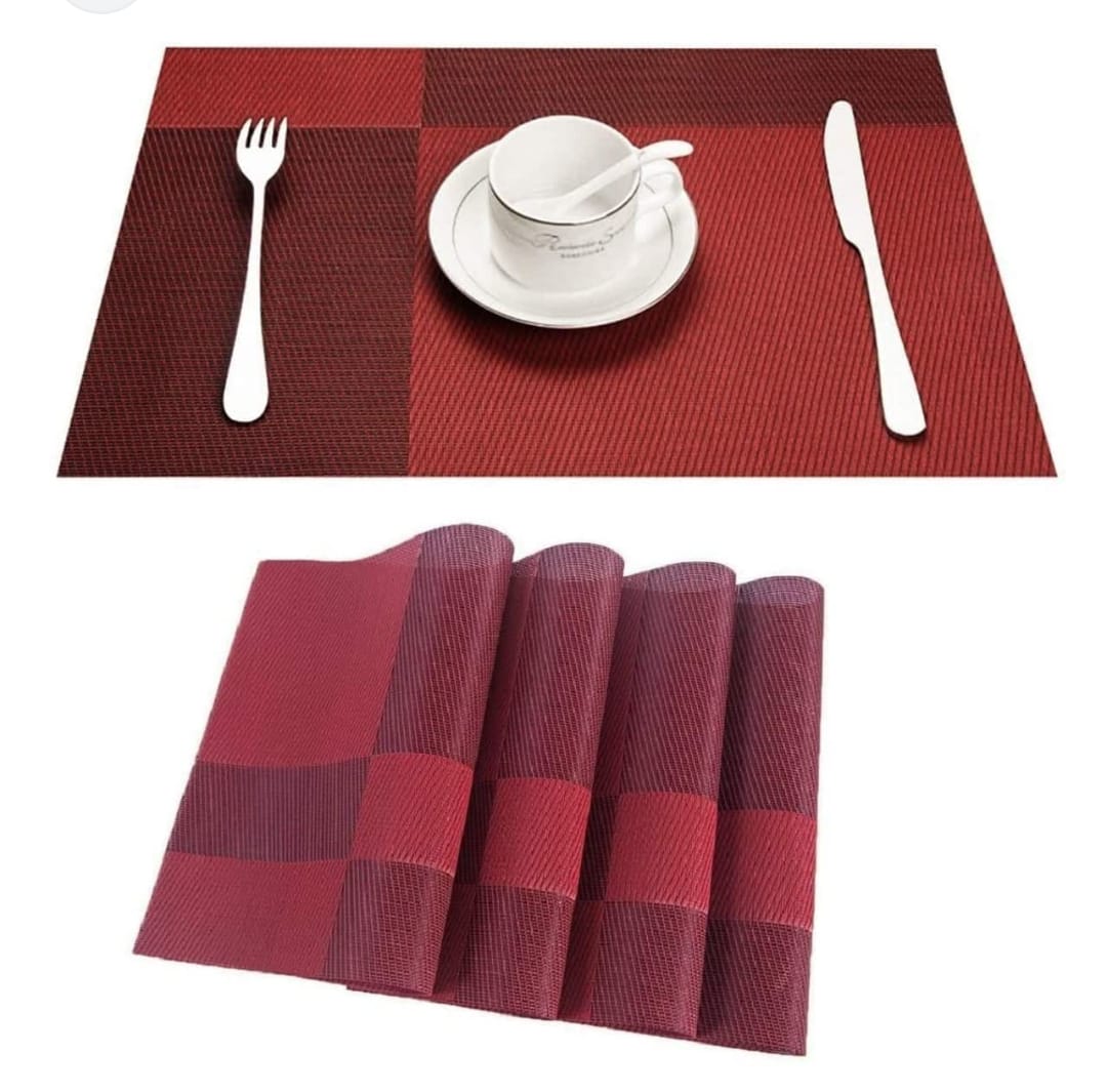 6 PCS sets de table en PVC