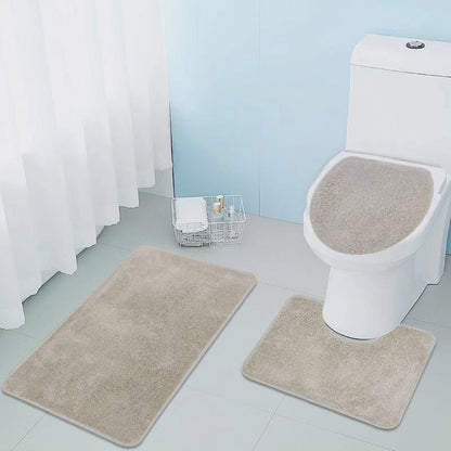Tapis de toilette absorbant 3 pièces