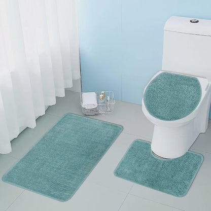Tapis de toilette absorbant 3 pièces