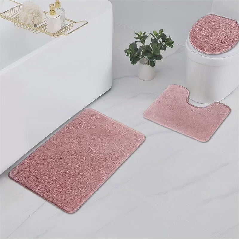 Tapis de toilette absorbant 3 pièces