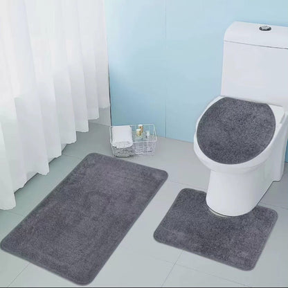Tapis de toilette absorbant 3 pièces