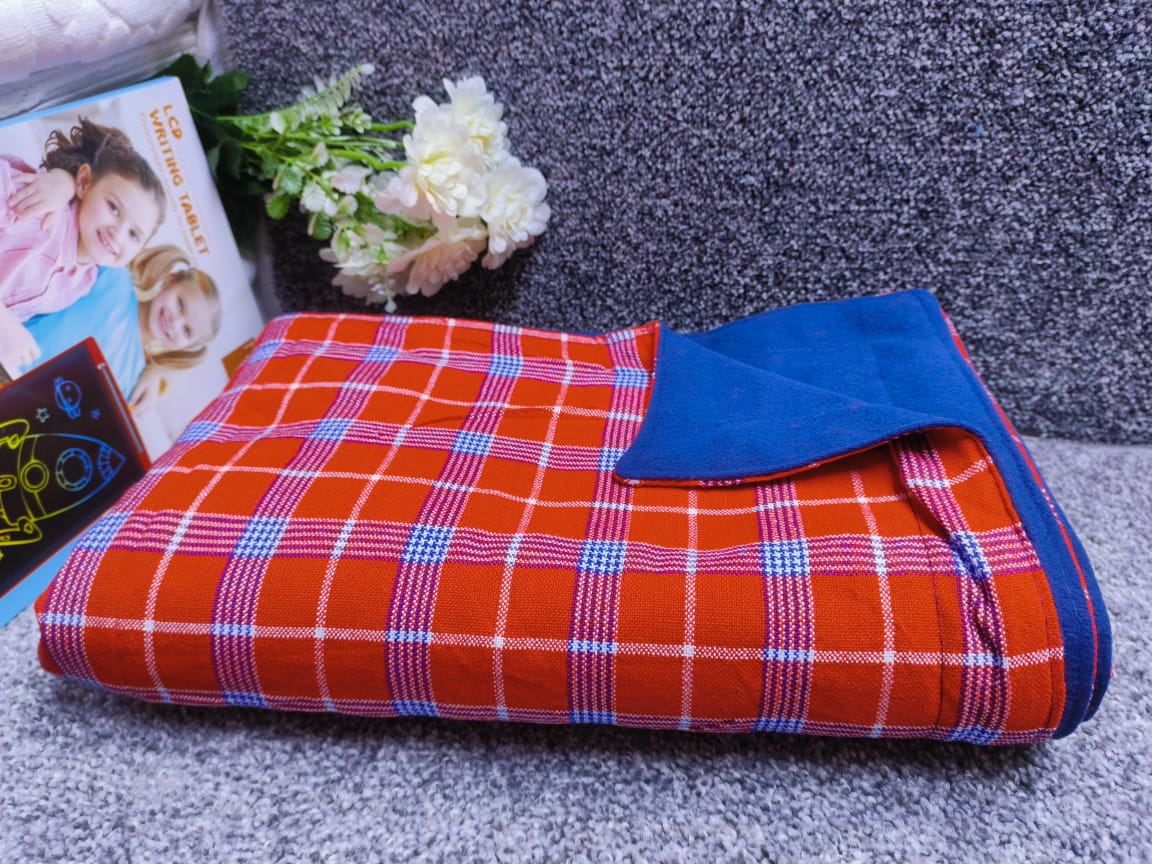 Couverture en polaire sur le thème Maasai