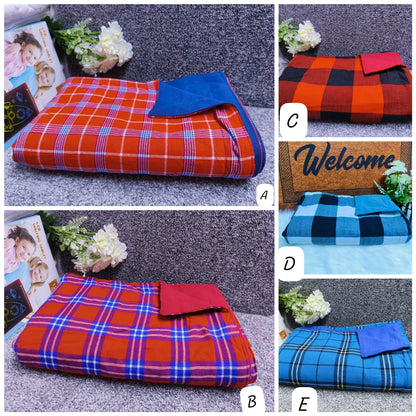 Couverture en polaire sur le thème Maasai