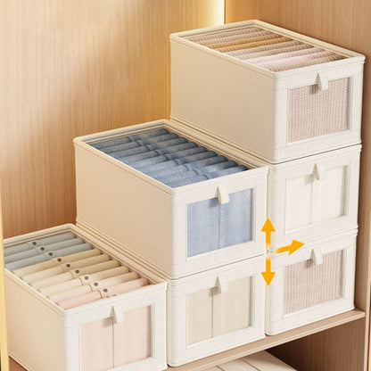Organisateur de vêtements pliable pour garde-robe