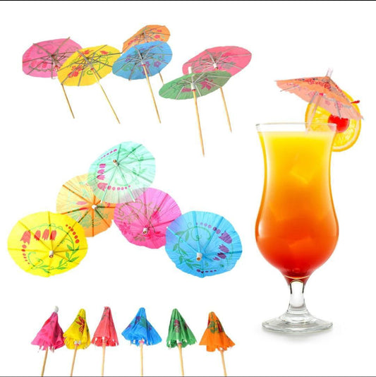50pcs Parapluie de cocktail décoratif