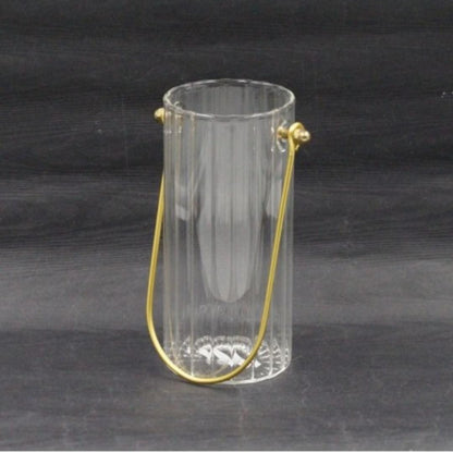 1,5 Litre Seau en verre vase à fleurs