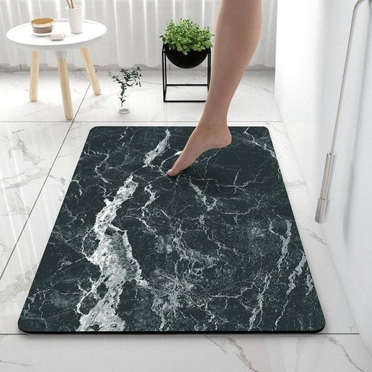 Tapis de porte de bain absorbant antidérapant