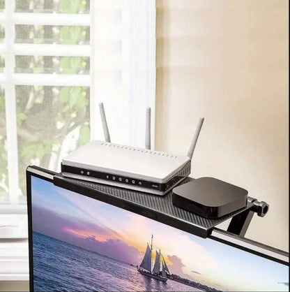 Étagère de rangement réglable pour écran/téléviseur/support supérieur pour écran