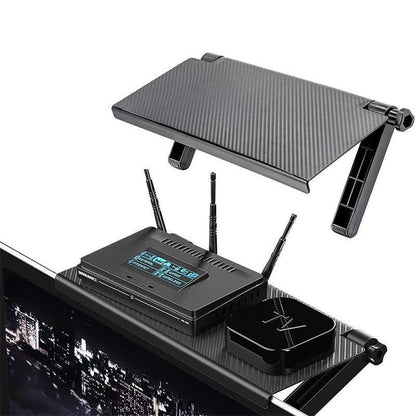 Étagère de rangement réglable pour écran/téléviseur/support supérieur pour écran