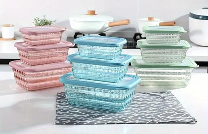 *3 en 1 Conteneurs de stockage en acrylique disponibles en 3 couleurs